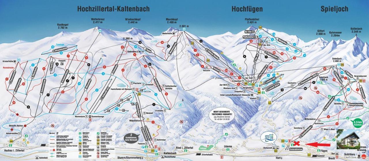 Familienwohnung Wildspitze Fügen Extérieur photo
